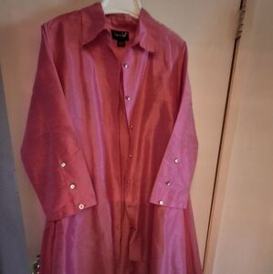 Elegant Ladies Shirt Dress.